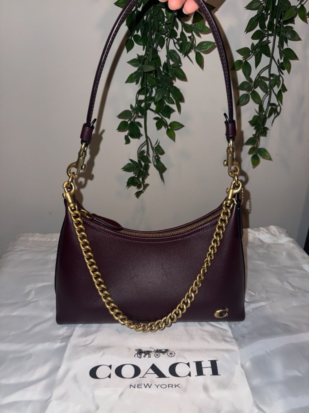 COACH Juliet 25 in Black Current - Picture 3 of 7